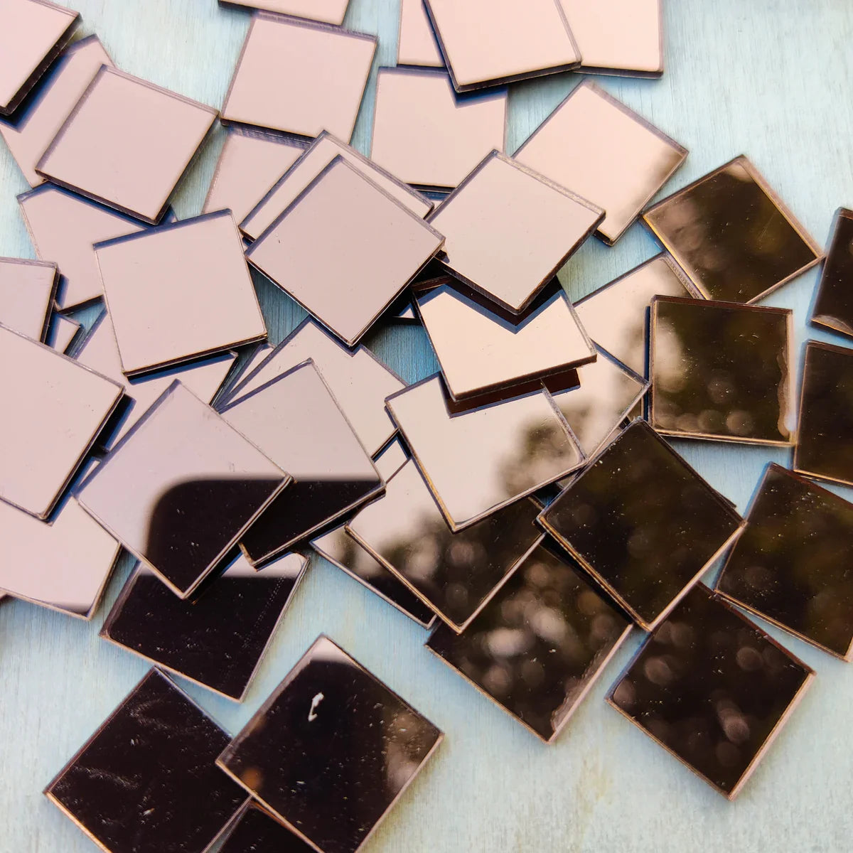 Pink mirrors for art & craft