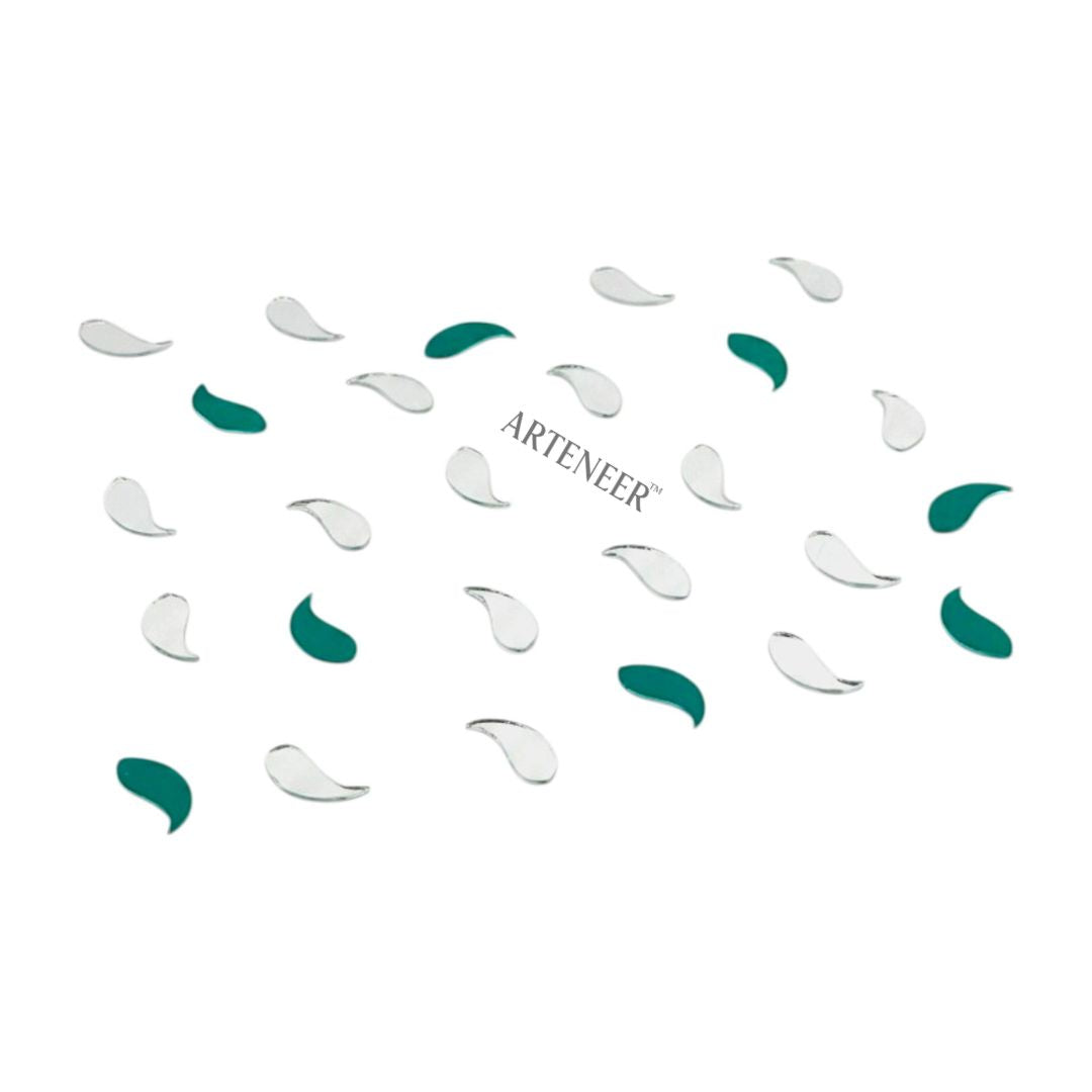 Silver Mango Shape Mirror