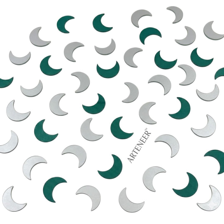 Silver Moon Shape  Mirror