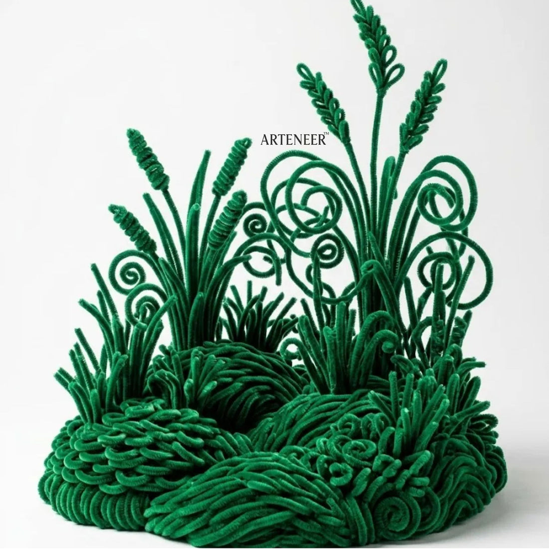 Emerald Green Pipe Cleaners – 12 Inch | Pack of 100