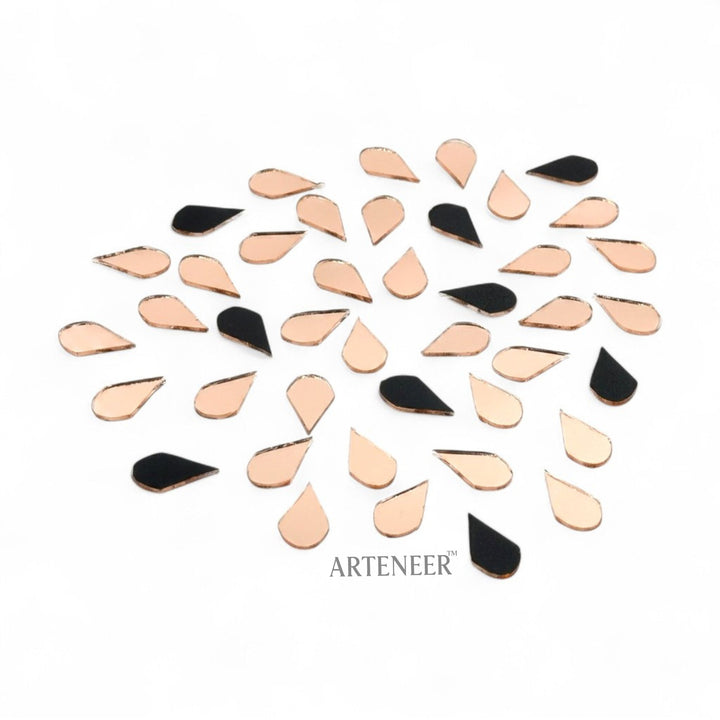Pink Almond Shape Mirror