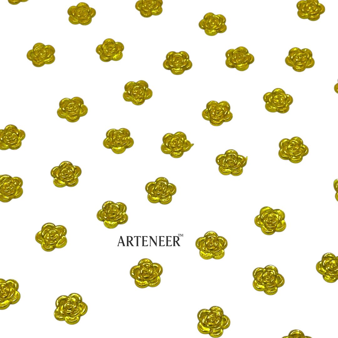 Rose Chatons Stones for Jewellery & Blouse Work – 100g Pack (Approx. 360 Pcs) – 9 Colours