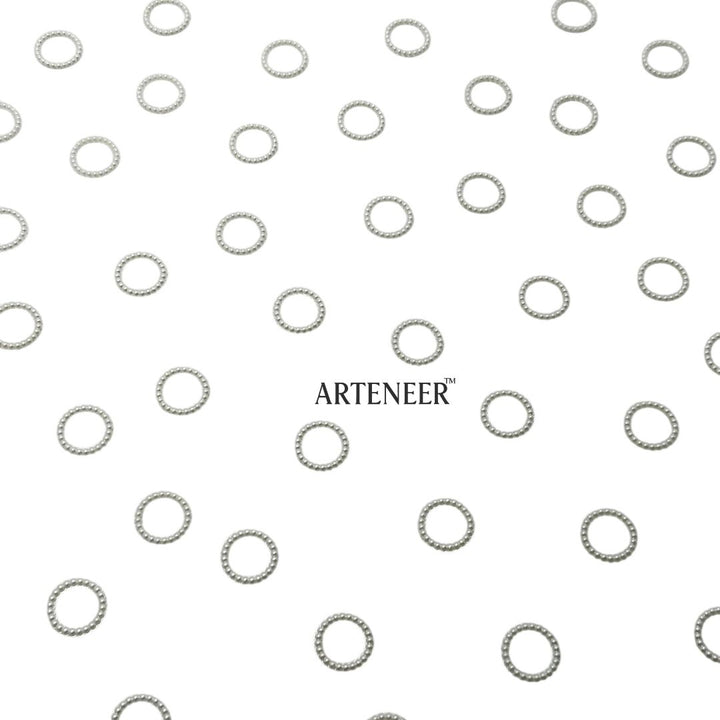 White & Golden Fittings for Jewellery & Craft – 100g Pack – Dana, Moon & Ring Designs