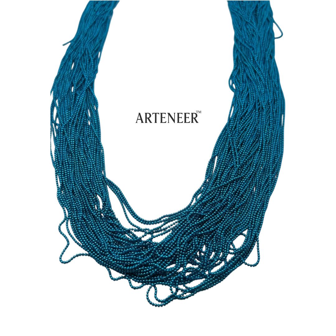 Coloured Metal Ball Chain for Jewellery & Craft – 100g Roll (Approx. 45 ft) – 8 Colours