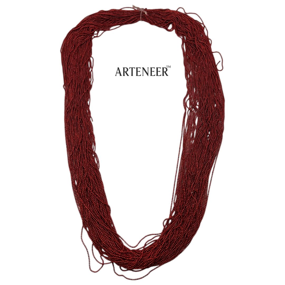 Coloured Metal Ball Chain for Jewellery & Craft – 100g Roll (Approx. 45 ft) – 8 Colours