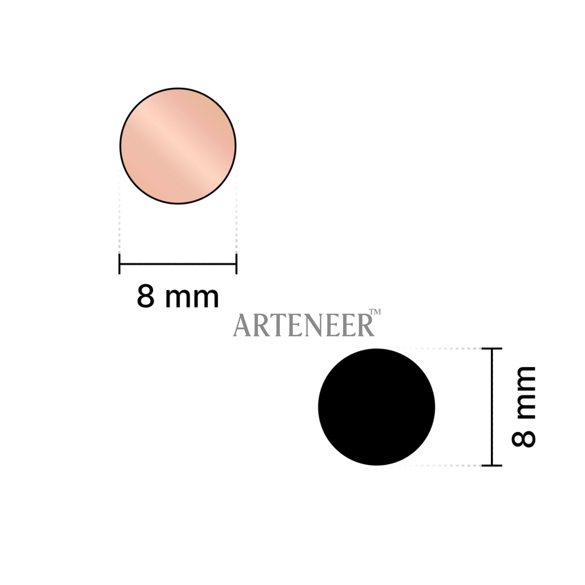 Pink Round Shape Mirror
