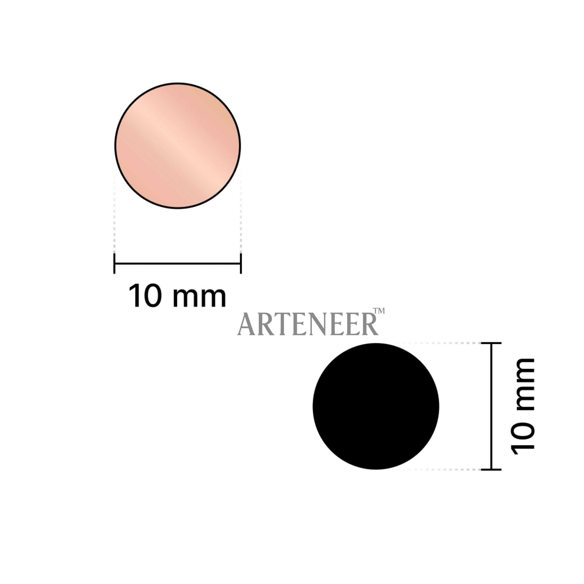 Pink Round Shape Mirror