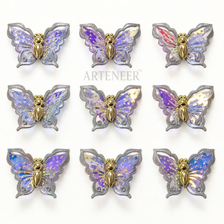 Big Golden Butterfly Motifs for Statement Jewellery & Décor – Pack of 50 Pcs