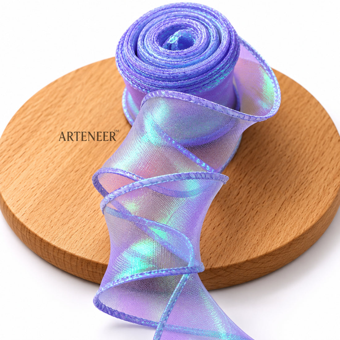 Organza Ribbon Roll – Wired Edge, 25 Yards