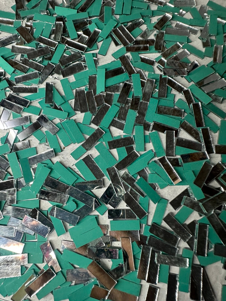 Silver Rectangle Shape Mirror