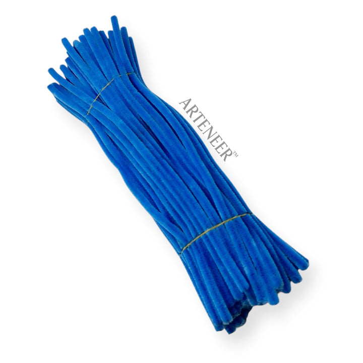 Bright Royal Blue Pipe Cleaners – 12 Inch | Pack of 100
