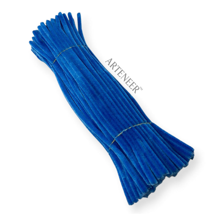 Bright Royal Blue Pipe Cleaners – 12 Inch | Pack of 100
