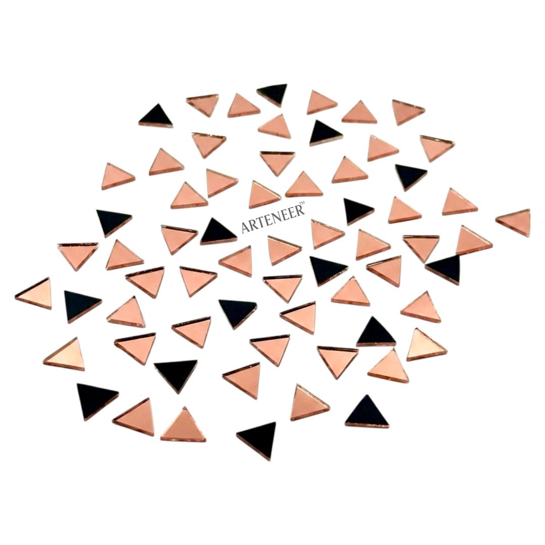 Pink Triangle Shape Mirror