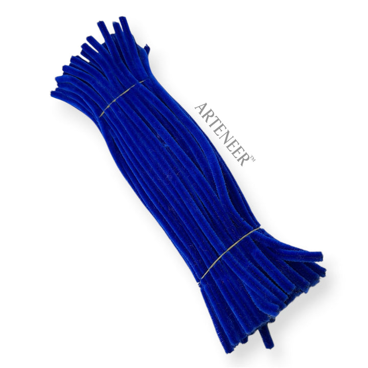 Dark Navy Blue Pipe Cleaners – 12 Inch | Pack of 100