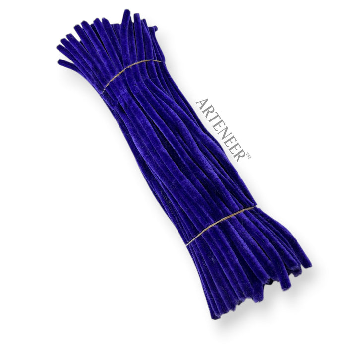 Deep Indigo Pipe Cleaners – 12 Inch | Pack of 100