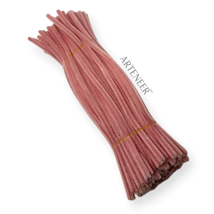 Dusty Rose Pipe Cleaners – 12 Inch | Pack of 100