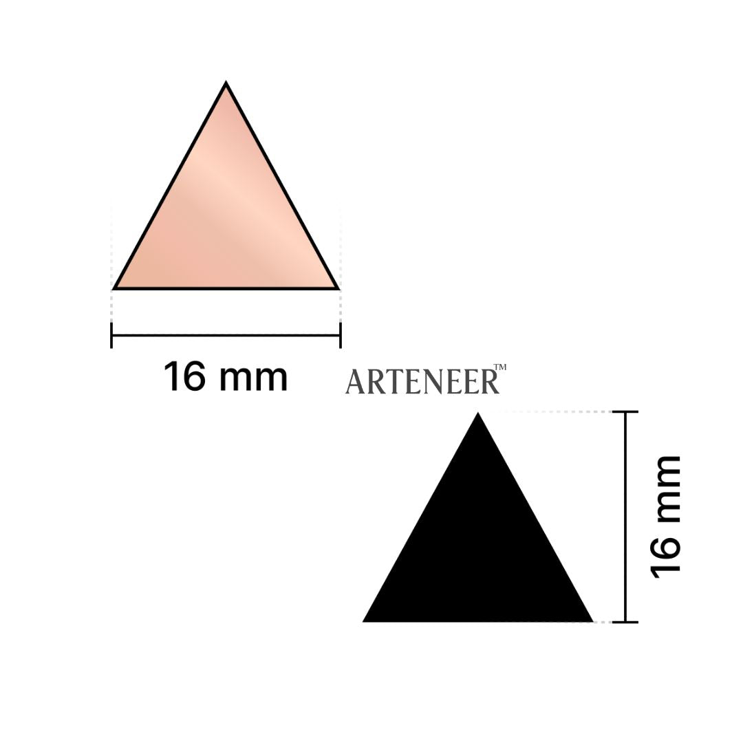Pink Triangle Shape Mirror
