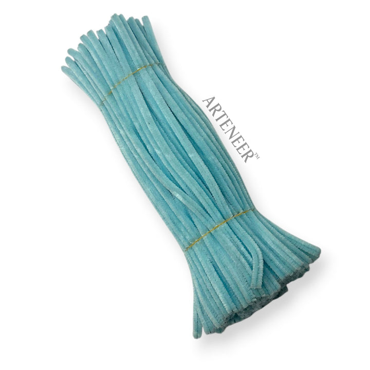 Light Sky Blue Pipe Cleaners – 12 Inch | Pack of 100