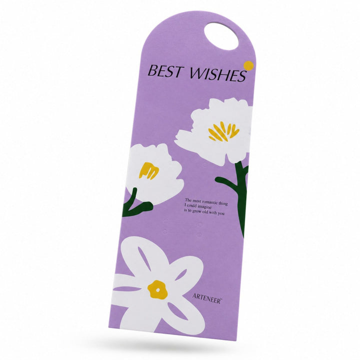 Best Wishes - Floral Gift Tags  with Sweet Messages
