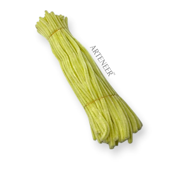 Pastel Yellow Pipe Cleaners – 12 Inch | Pack of 100