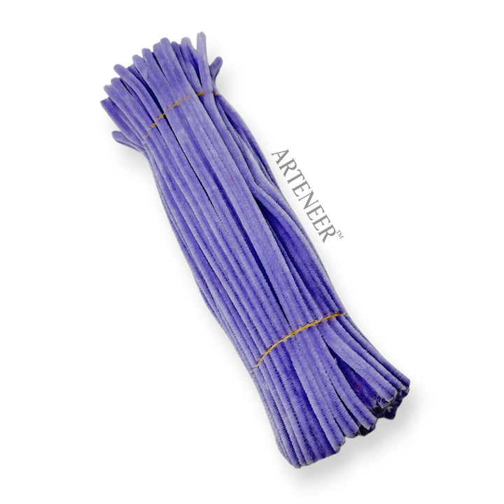 Soft Light Purple Pipe Cleaners – 12 Inch | Pack of 100