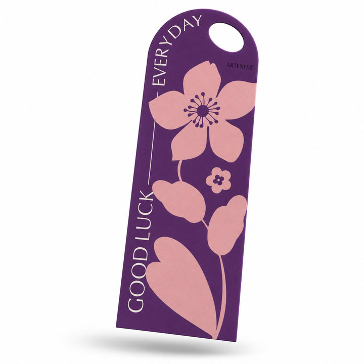 Good Luck - Floral Gift Card/Tags  with Sweet Messages
