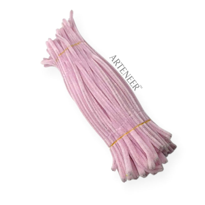 Baby Pink Pipe Cleaners – 12 Inch | Pack of 100