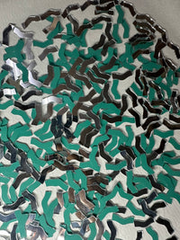 Silver Border Shape  Mirror