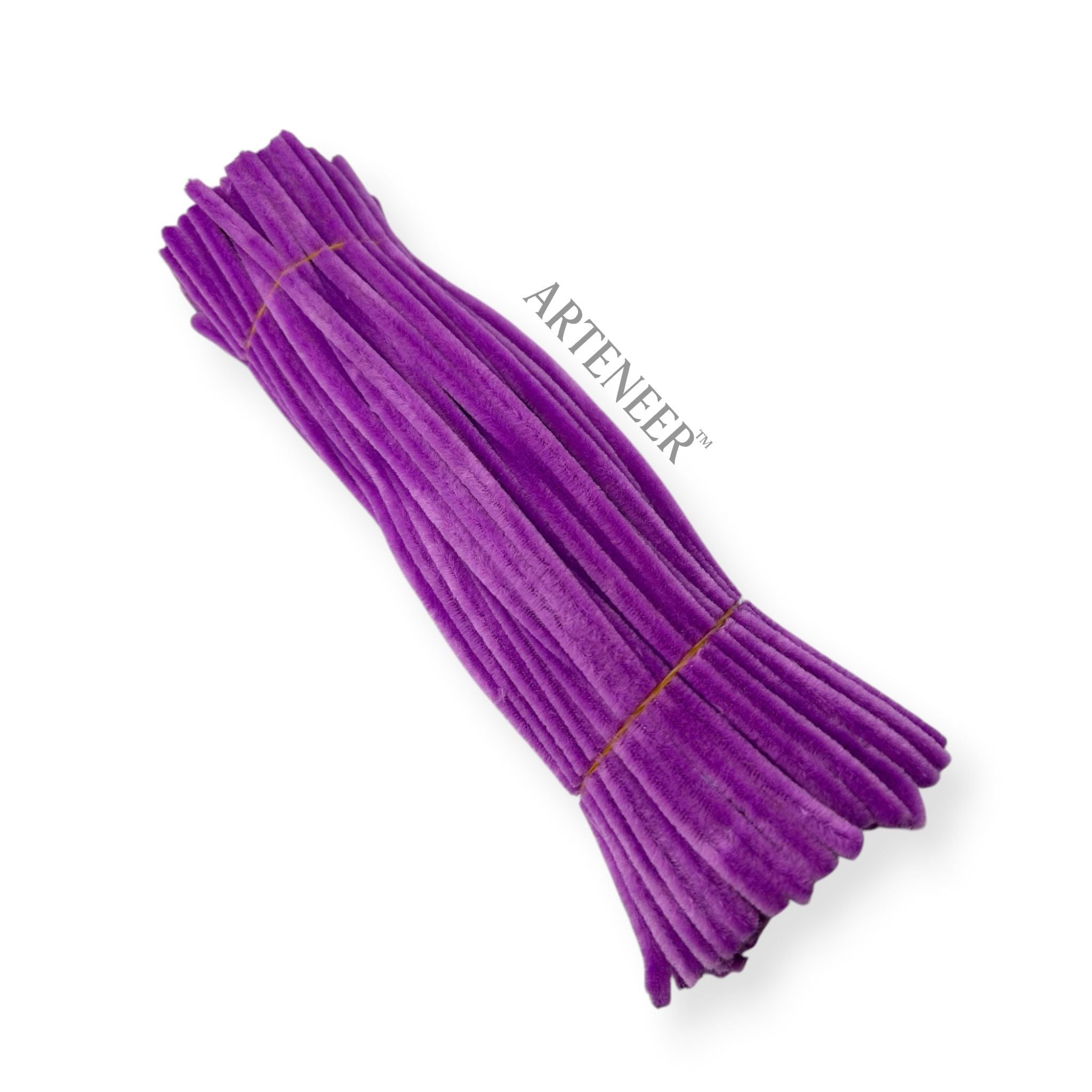 Bright Magenta Purple Pipe Cleaners – 12 Inch | Pack of 100