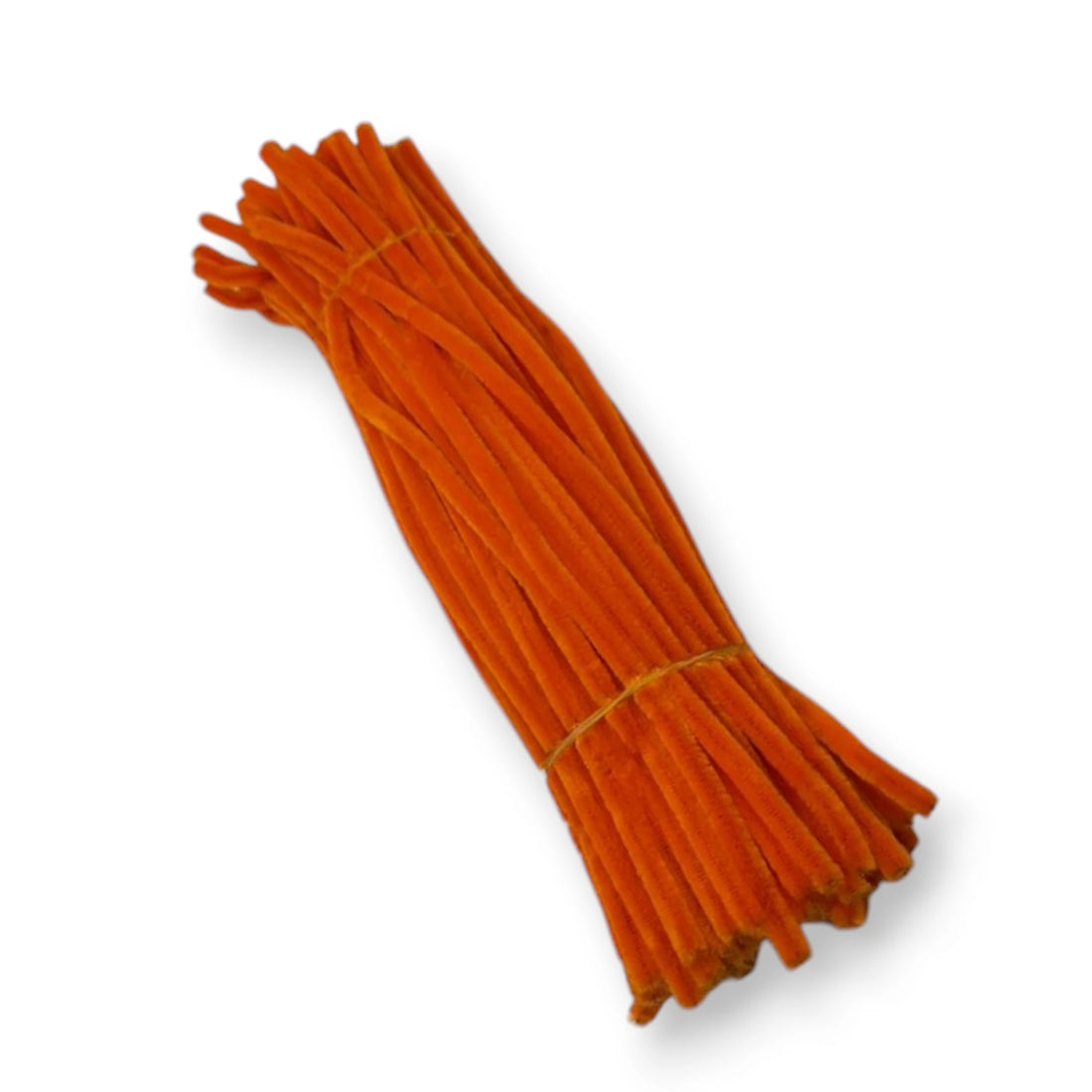 Bright Orange Pipe Cleaners – 12 Inch | Pack of 100