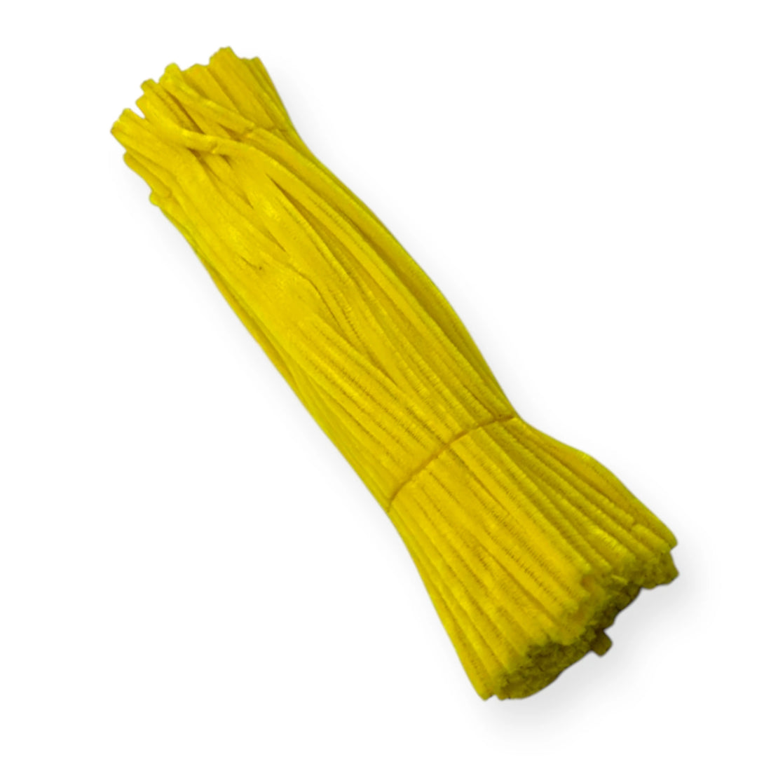 Bright Yellow Pipe Cleaners – 12 Inch | Pack of 100