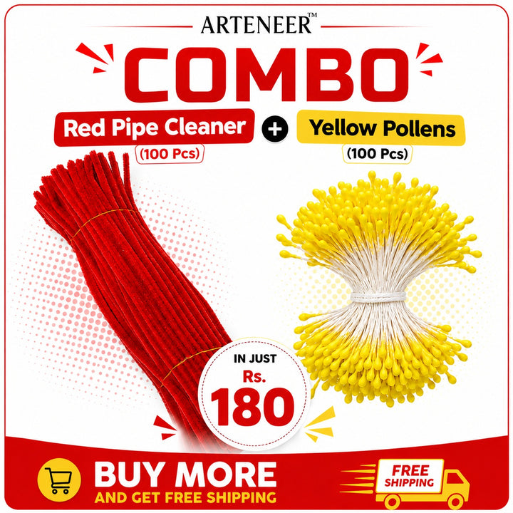 Combo - Red Pipe Cleaner + Yellow Pollens