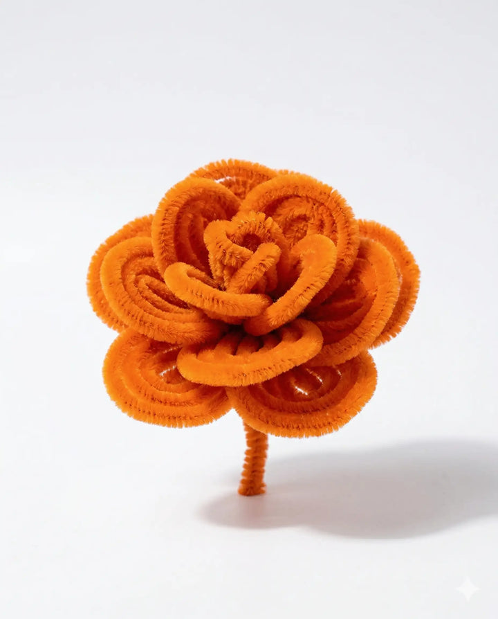 Bright Orange Pipe Cleaners – 12 Inch | Pack of 100