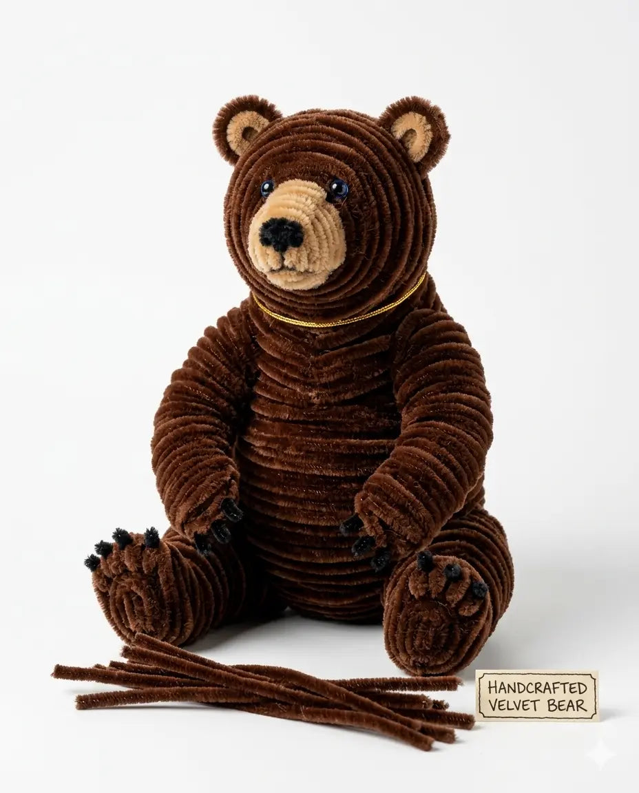 Chocolate Brown Pipe Cleaners – 12 Inch | Pack of 100