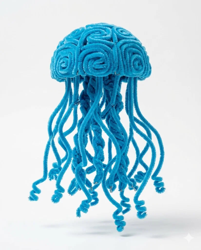 Deep Sky Blue Pipe Cleaners – 12 Inch | Pack of 100