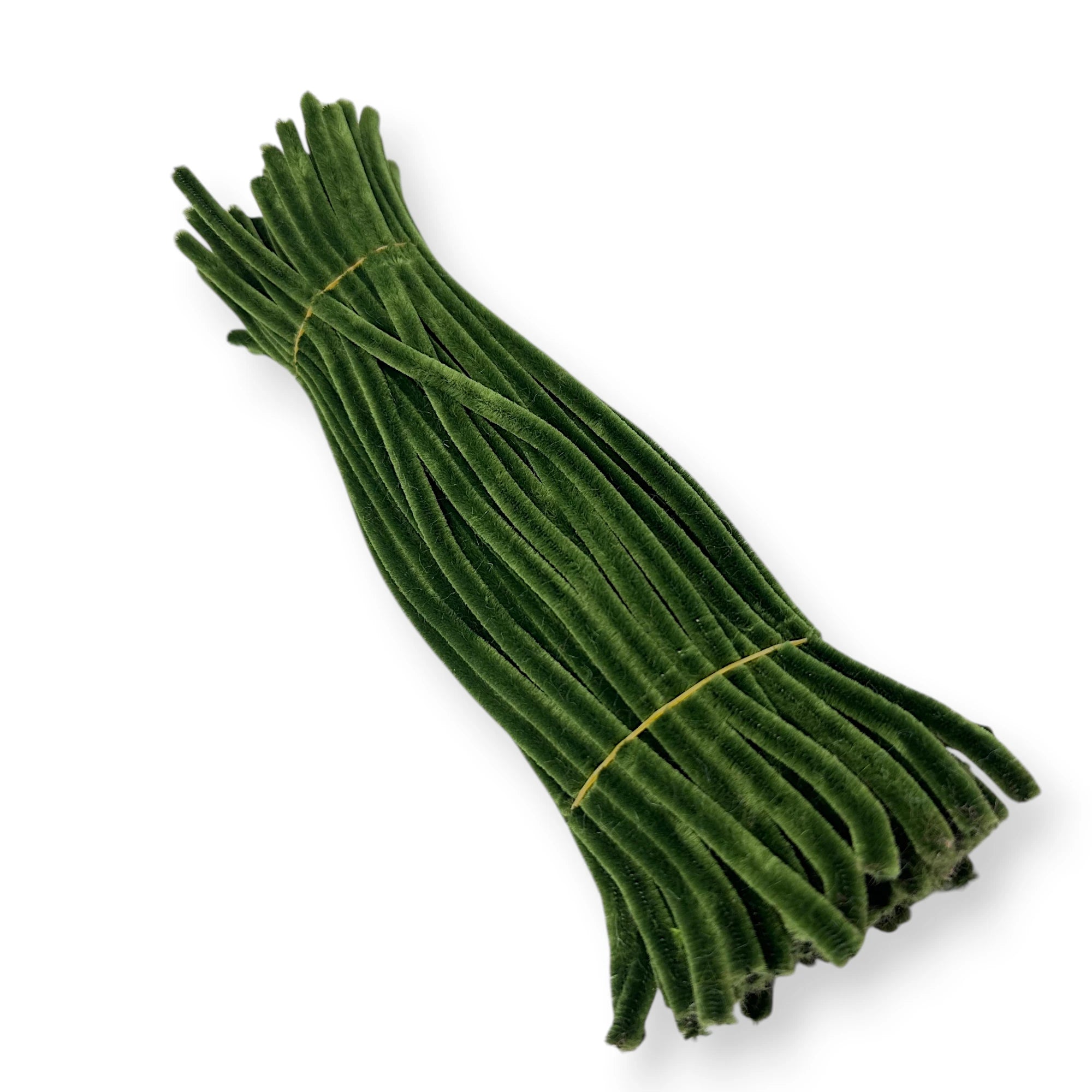 Dark Hunter Green Pipe Cleaners – 12 Inch | Pack of 100