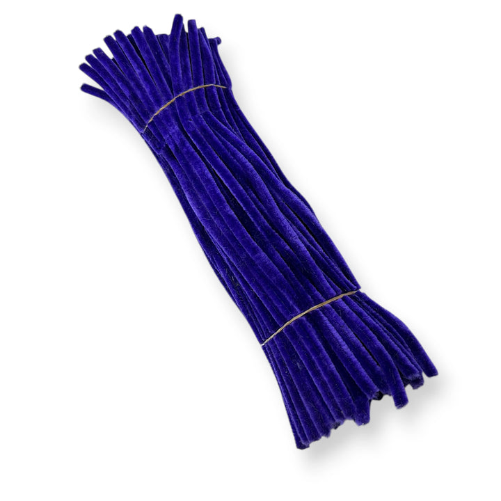 Deep Indigo Pipe Cleaners – 12 Inch | Pack of 100