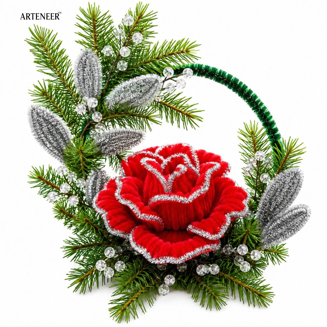 Arteneer Bouquet Maker Kit DIY Flower Bouquet Craft Kit (210+ Pieces)