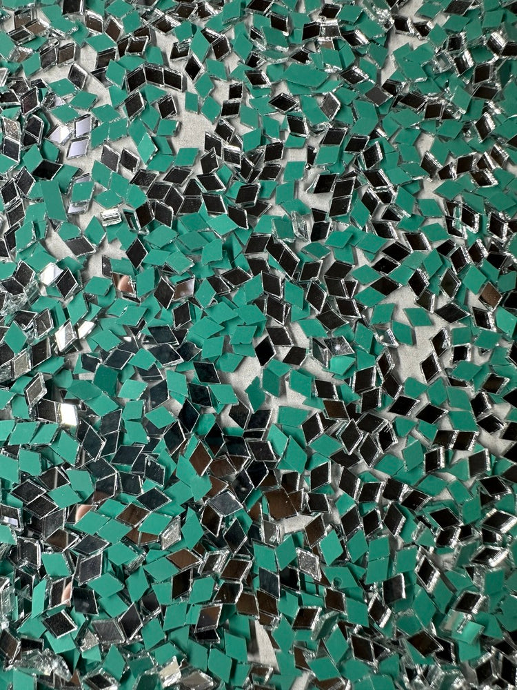 Silver Kaju Katri Shape Mirror