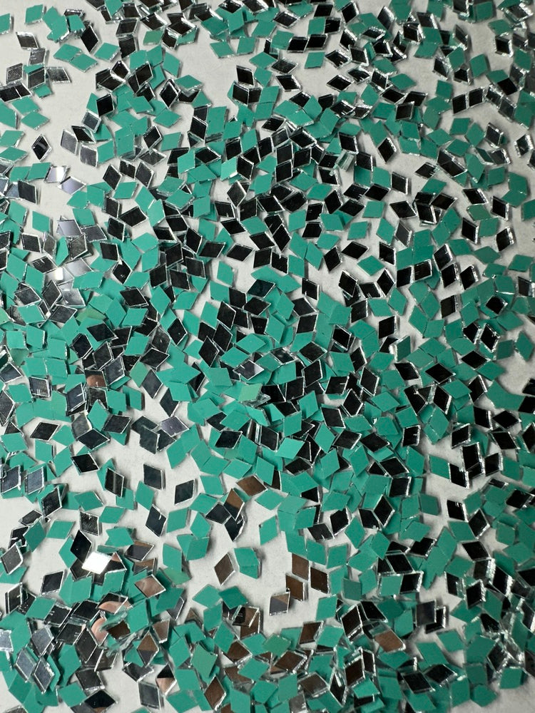 Silver Kaju Katri Shape Mirror