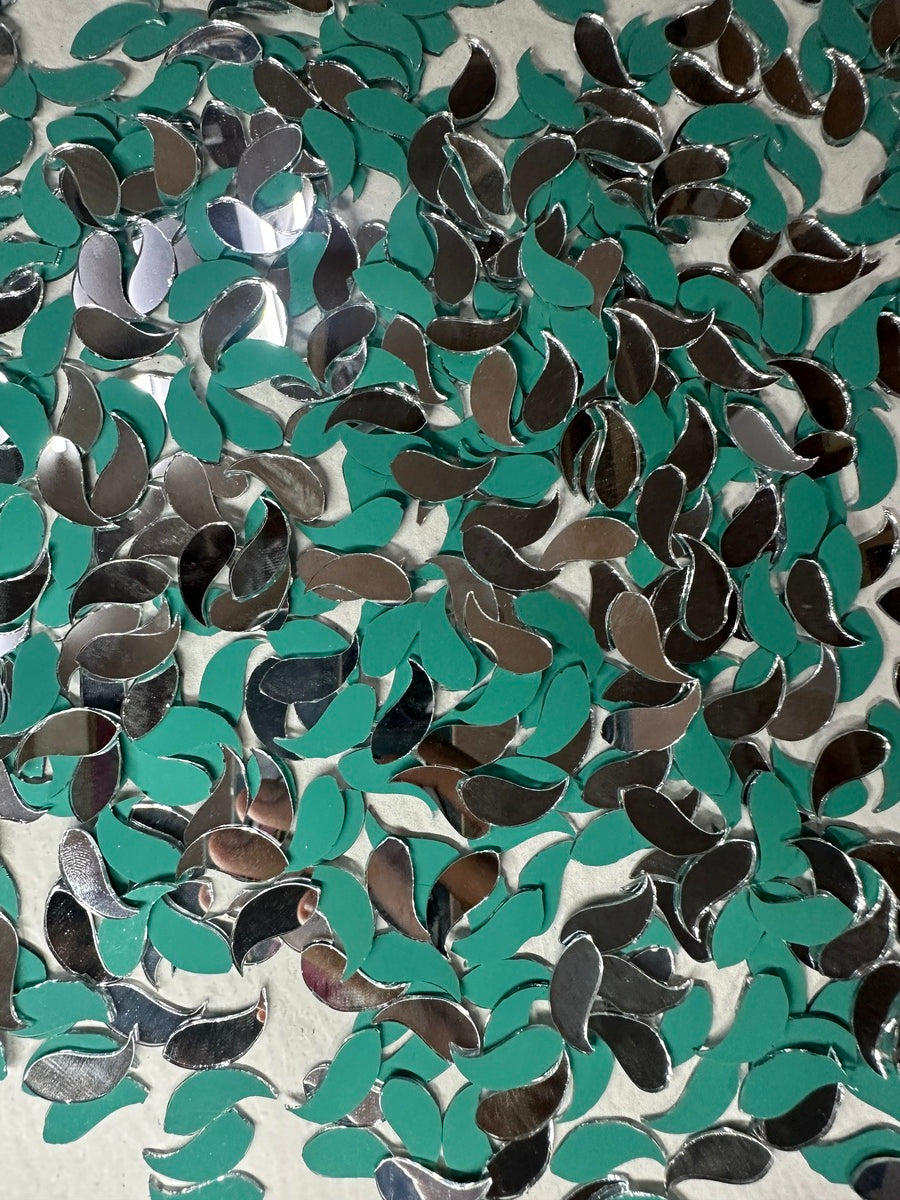 Silver Mango Shape Mirror