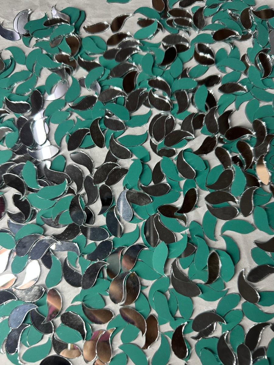 Silver Mango Shape Mirror