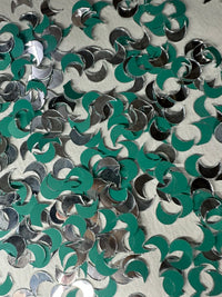 Silver Moon Shape  Mirror