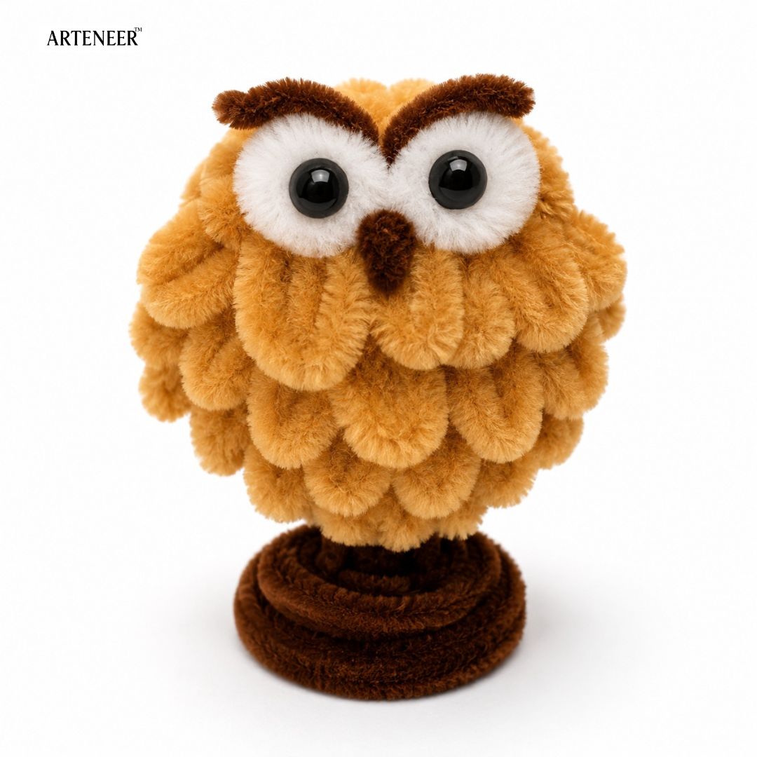 Wool Teddy Luxe DIY Flower Bouquet Craft Kit