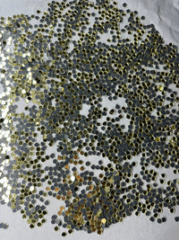 Golden Round Shape  Mirror