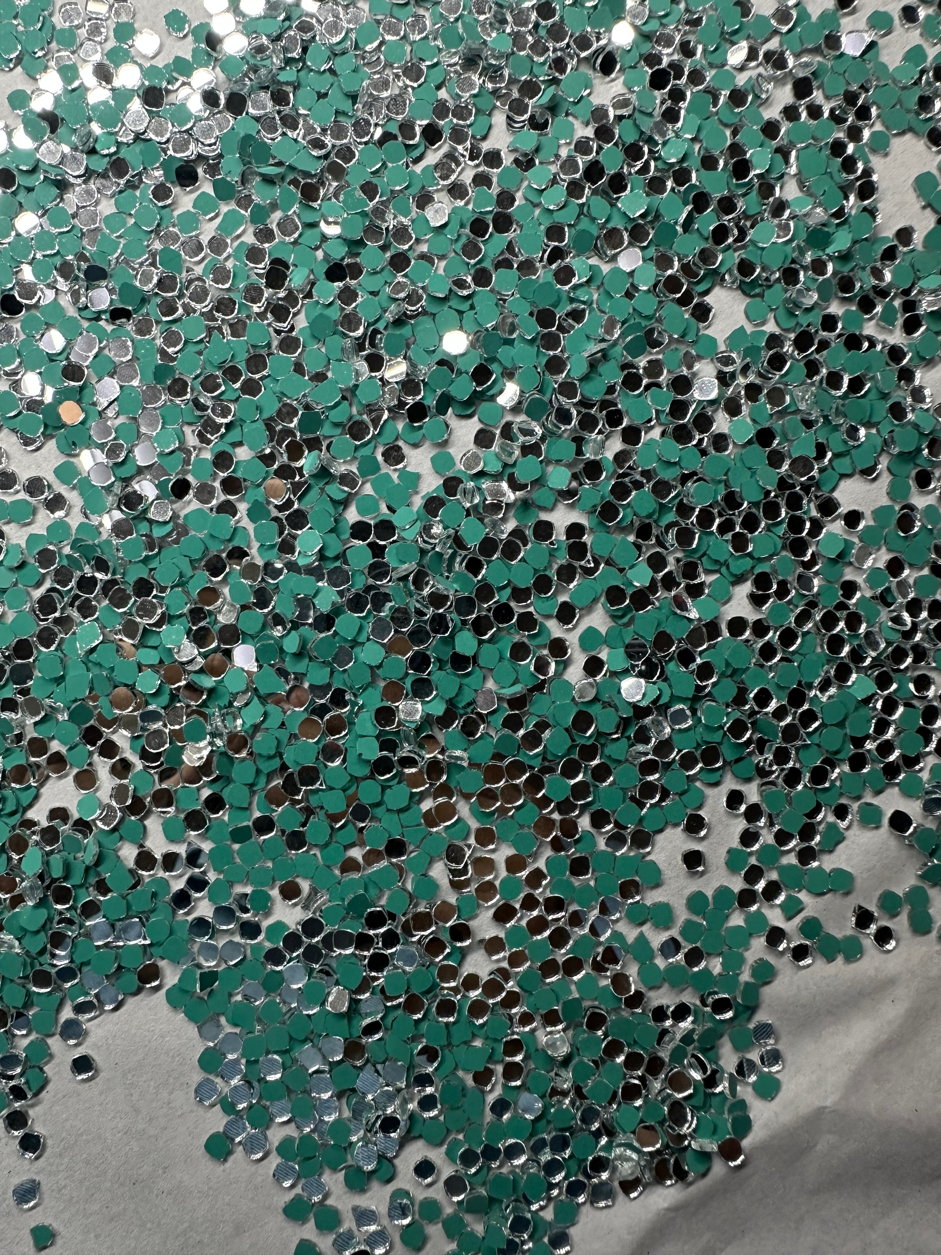 Silver Round Shape  Mirror