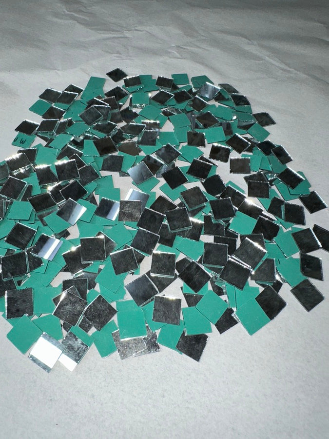 Silver Square Shape Mirror