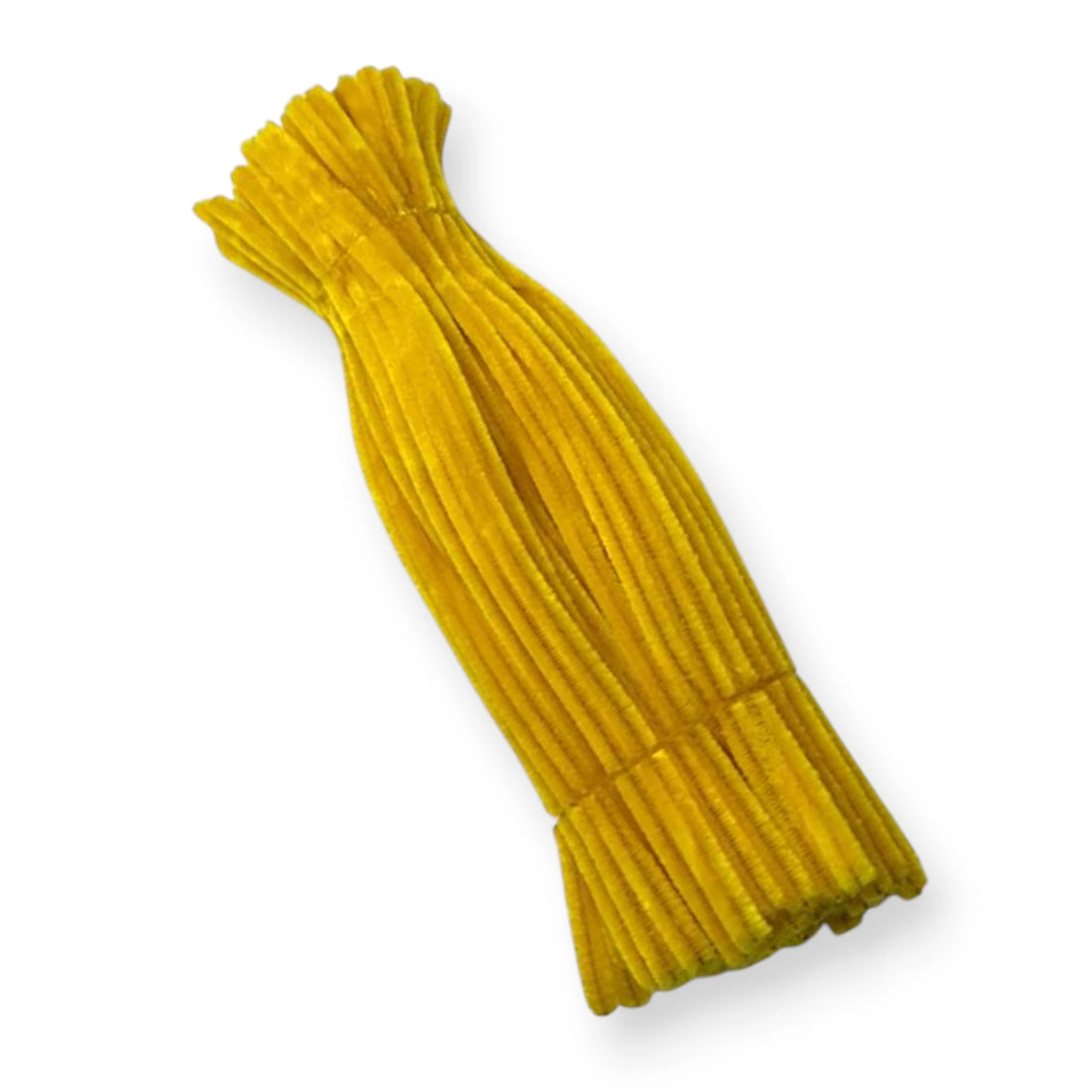 Sunflower Yellow Pipe Cleaners – 12 Inch | Pack of 100