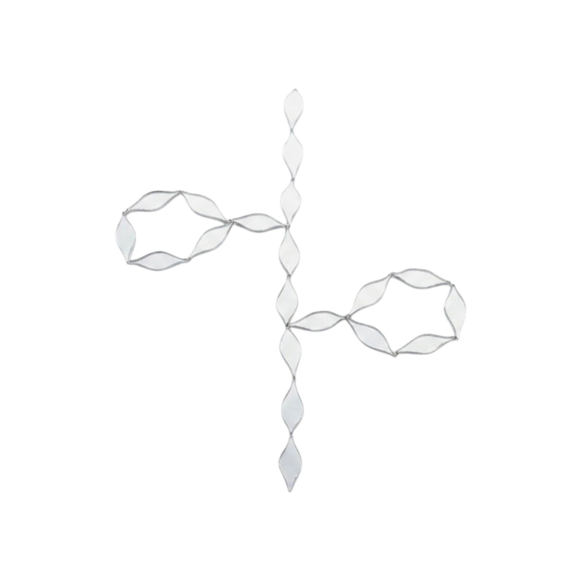 Silver Bhala Shape  Mirror