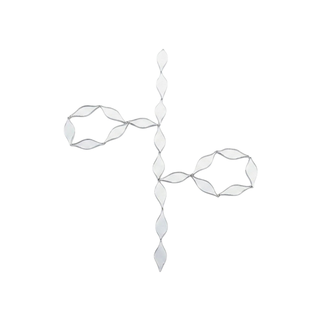 Silver Bhala Shape  Mirror